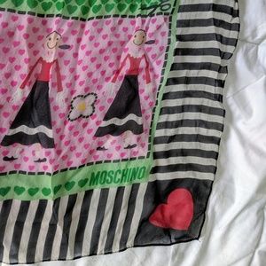 Moschino "Olivia Cut- Out" Scarf